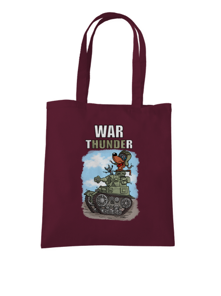 War Hunde taška Burgundy