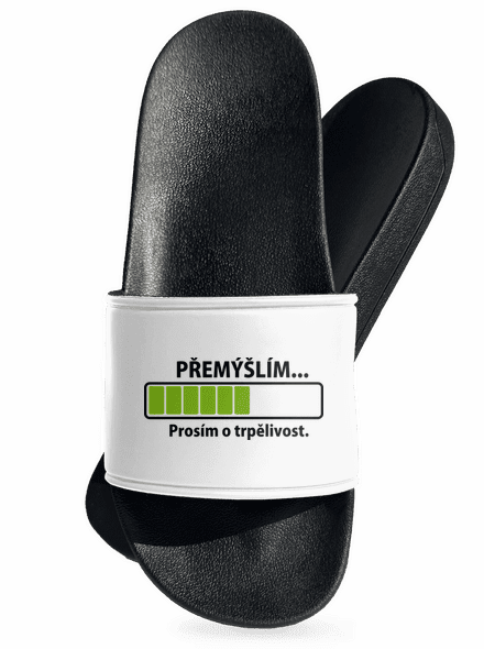 Přemýšlím pantofle White