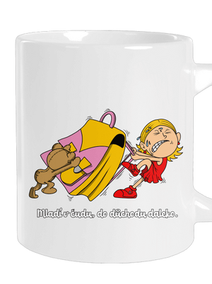 Školačka velký hrnek White