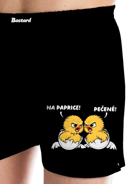 Nerozhodná kuřata pánské trenky Black