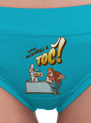 Neváhej a toč dámské kalhotky Turquoise