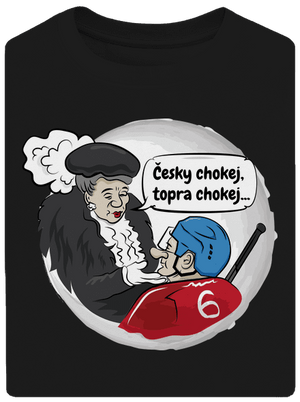 Český hokej unisex tričko oversized Black