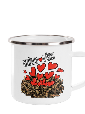 Hnízdo lásky plecháček White