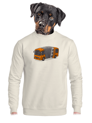 unisex mikina bez kapuce