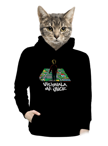 Vychovala mě ulice dámská mikina klokanka Black