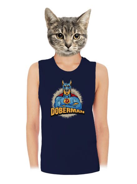 Doberman dámské tílko volné Navy