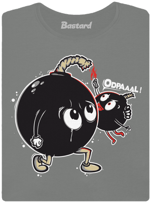 Bomby dámské tričko Dark Gray Melange