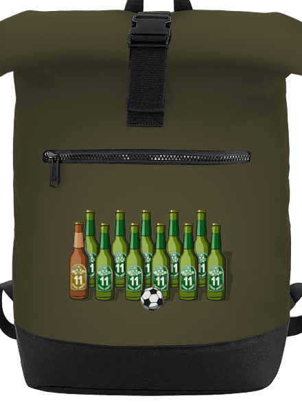Fotbalová jedenáctka batoh Military Green