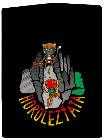 Horolezťata dámská mikina na zip Black