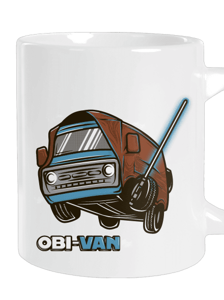 Obi-Van velký hrnek White