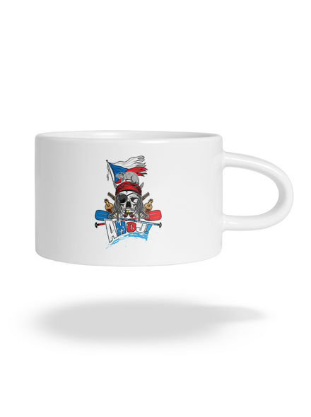 Ahoj hrnek makronka White