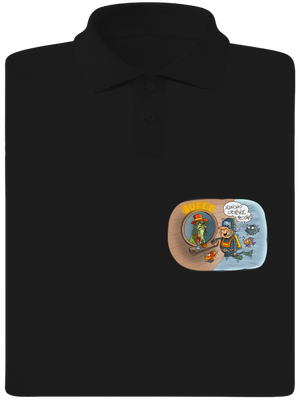 Jednoho utopence pánská polokošile Black