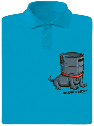 Štěně pánská polokošile Blue Atol