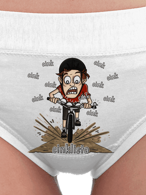 Cinklista dámské kalhotky White