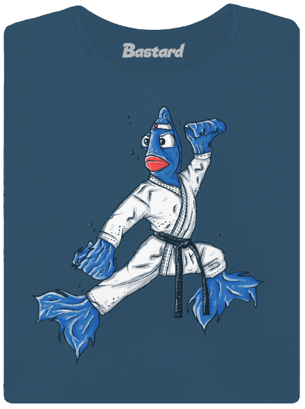 Bojovnice dámské tričko premium Petrol Blue