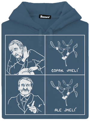 Cimrman: Copak jmelí dámská mikina klokanka Denim