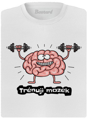 Trénuji mozek dámské sportovní tričko White