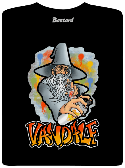 Vandalf pánské tričko Black