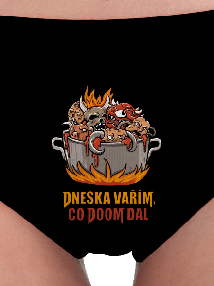Co Doom dal dámské kalhotky Black