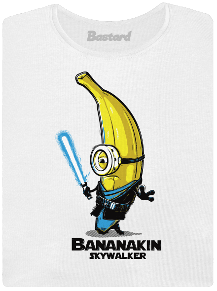 Bananakin Skywalker dámské tričko s lemem White