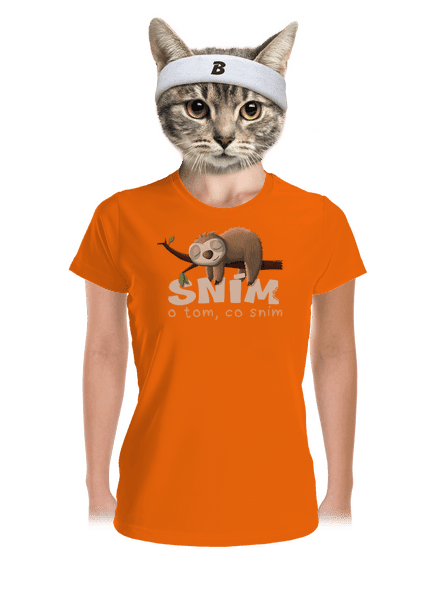Sním o tom, co sním dámské sportovní tričko Neon Orange