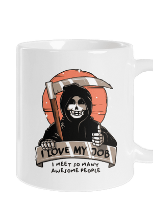 I love my job klasický hrnek White