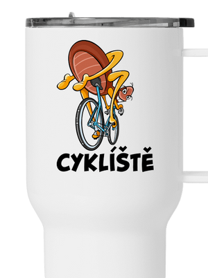 Cyklíště termohrnek White