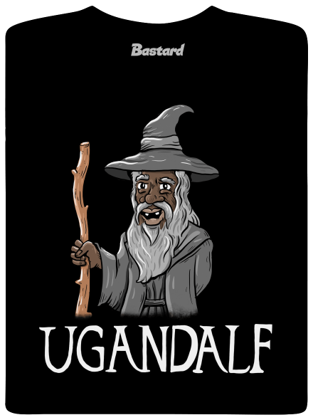 Ugandalf pánské tričko Black