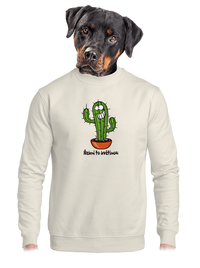 unisex mikina bez kapuce