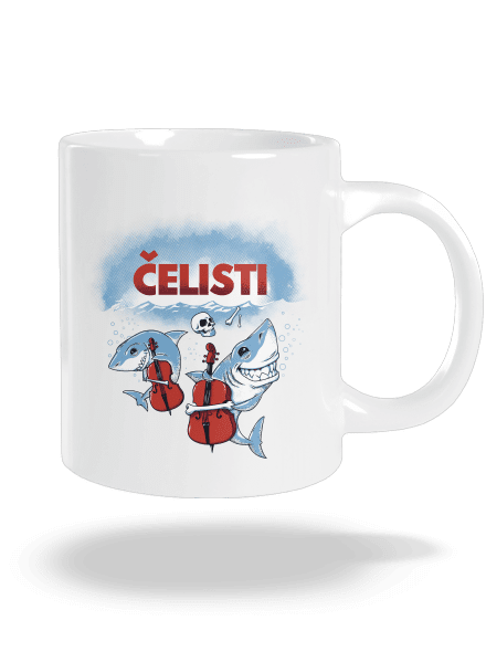 Čelisti velký hrnek White