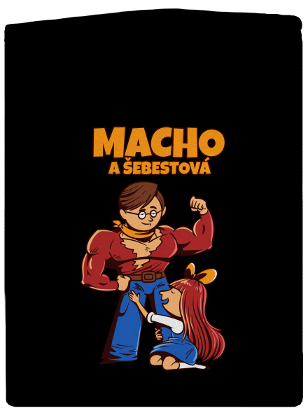 Macho a Šebestová dámská mikina na zip Black