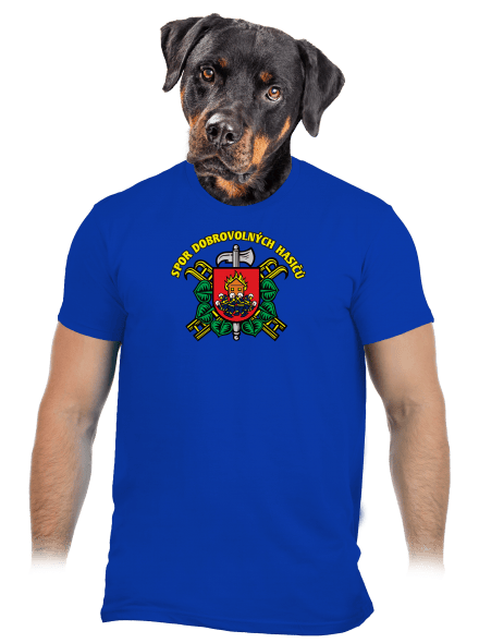 Spor dobrovolných hasičů pánské tričko Royal Blue