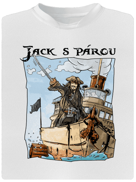 Jack s párou dětské sportovní tričko White