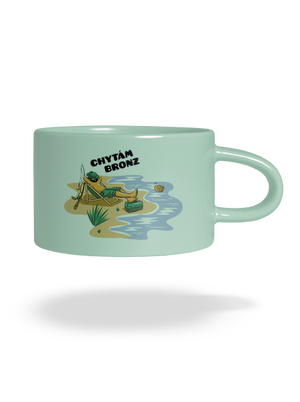 Chytám bronz hrnek makronka Mint Macaron