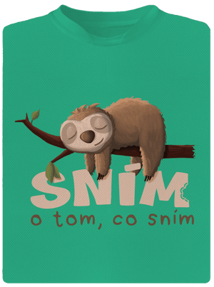 Sním o tom, co sním pánské sportovní tričko Mint Mal