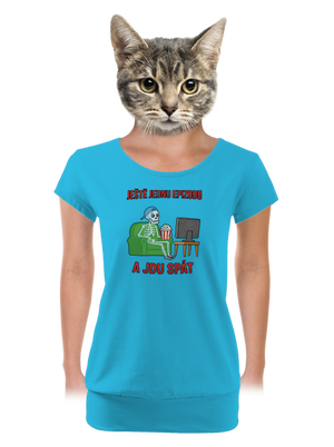 dámské tričko s lemem