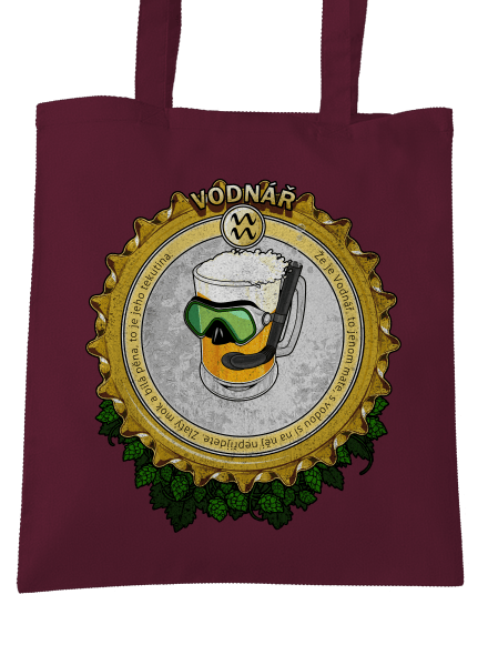 Pivní horoskop: Vodnář taška Burgundy