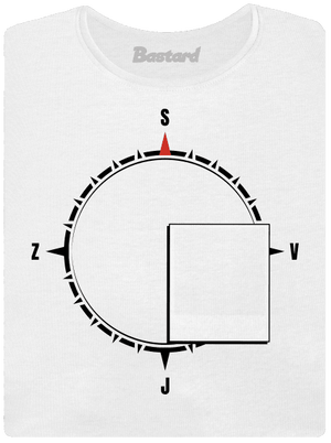 Zdoláno dámské tričko s lemem White
