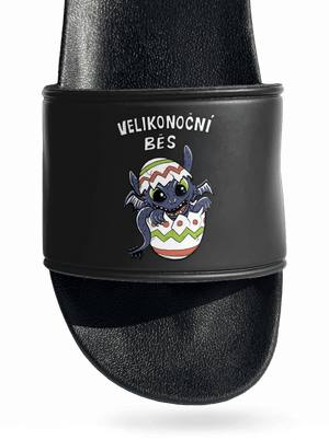 Velikonoční běs pantofle Black