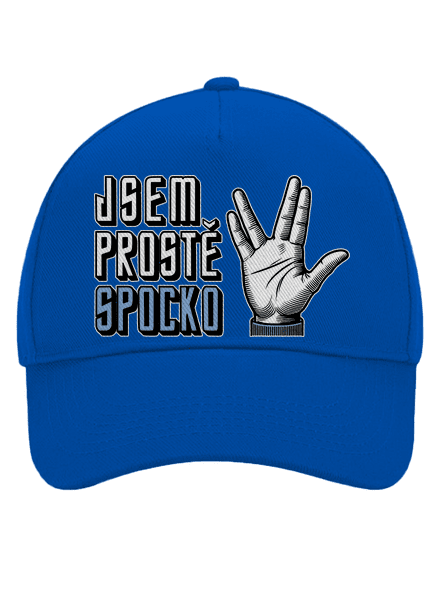 Jsem Spocko kšiltovka baseballka Bright Royal