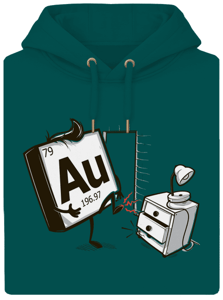 Au unisex mikina premium Emerald Green