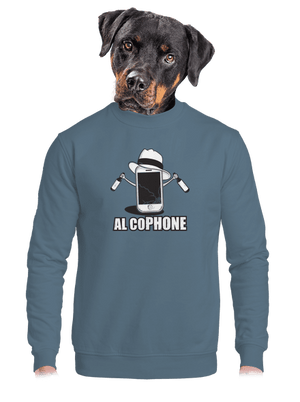 unisex mikina bez kapuce