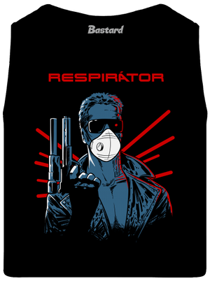 Respirátor pánské tílko Black