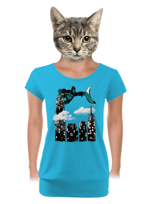 dámské tričko s lemem