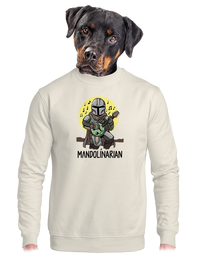 unisex mikina bez kapuce