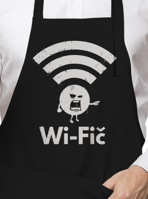 Wifič zástěra Black