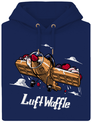 Luftwaffle unisex mikina premium Navy