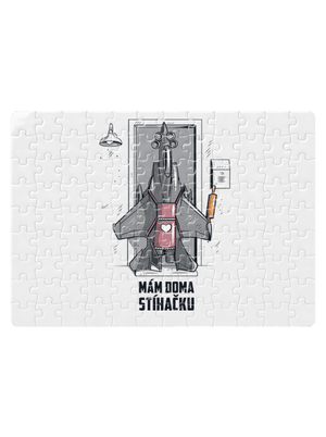 Stíhačka puzzle White