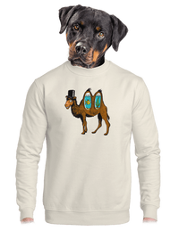 unisex mikina bez kapuce