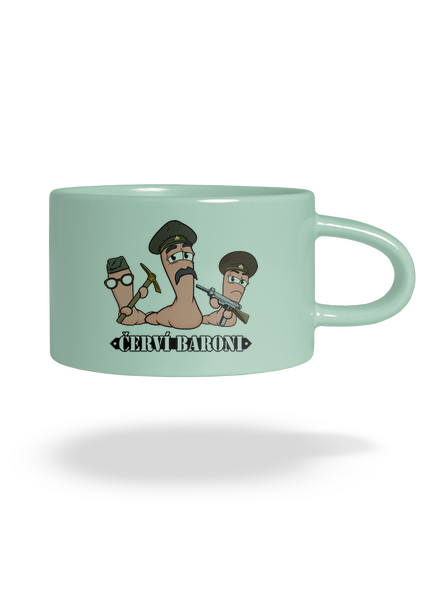 Červí baroni hrnek makronka Mint Macaron